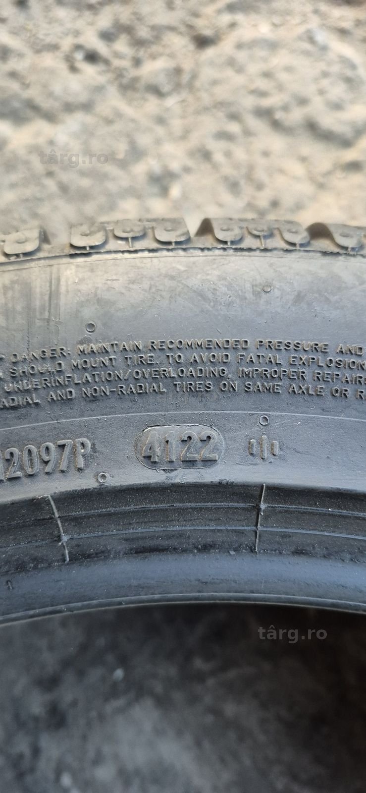 2 anvelope iarna Pirelli 285/40/19,dot 2022.Pretul este pe bucata 7