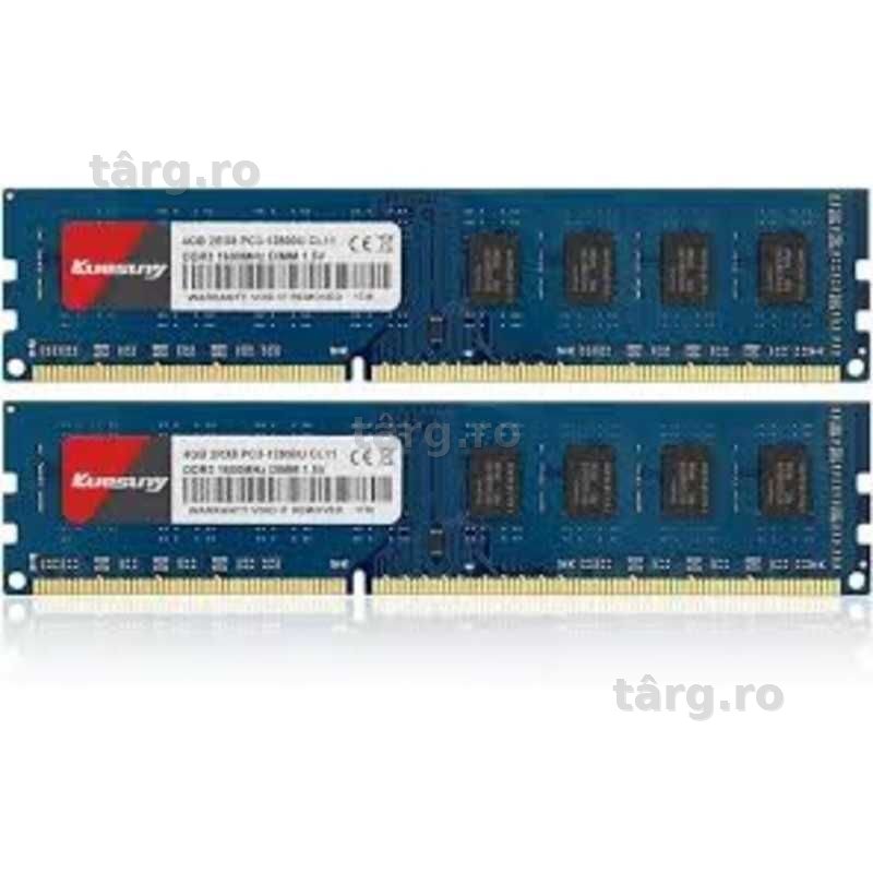 Memorie Desktop Kuesuny 2X4GB DDR3 1600MHZ, CL11
