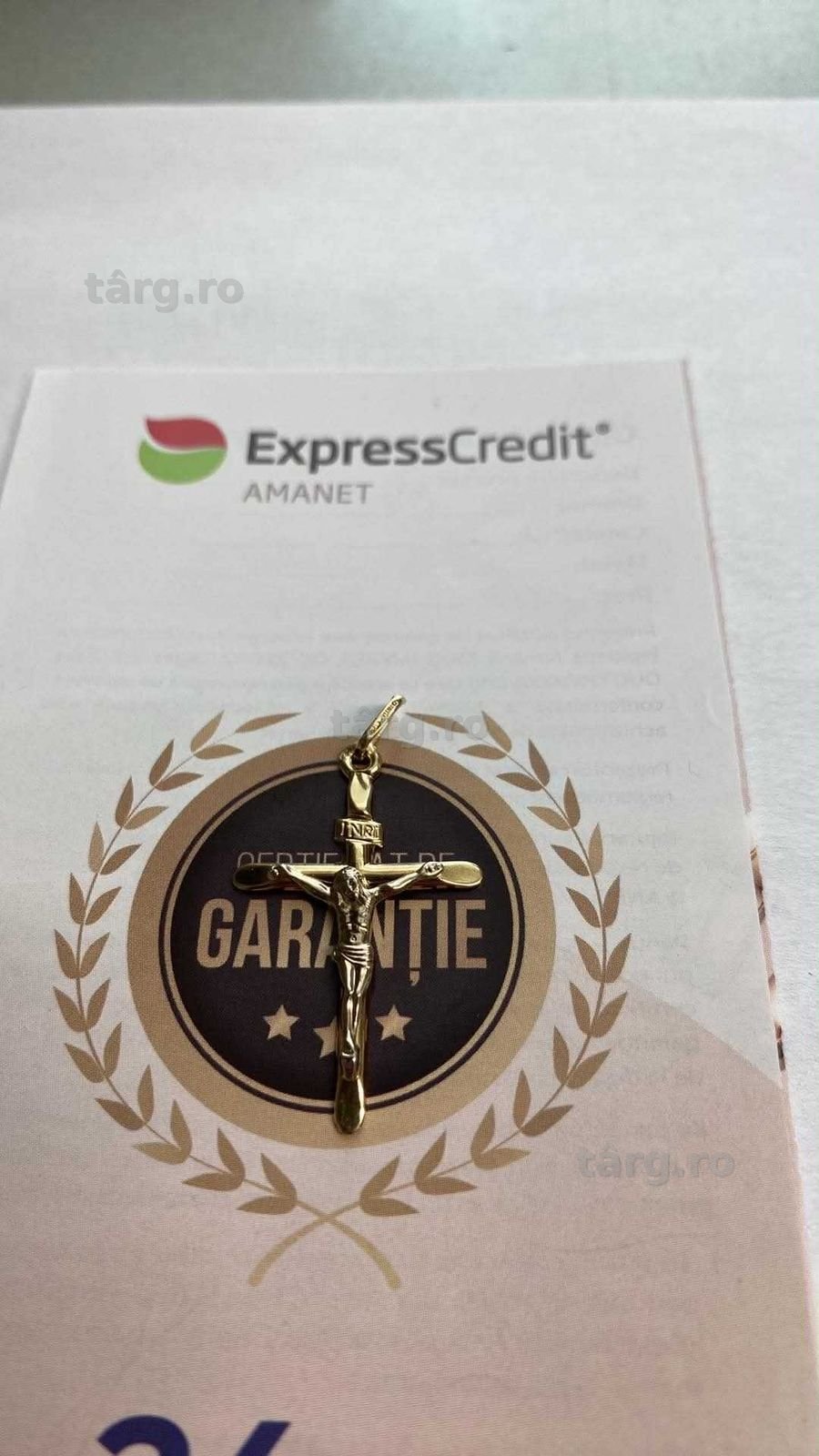 Pandant aur 14k ( Tomesti b 33345.2)Garantie 2 ani ! 2