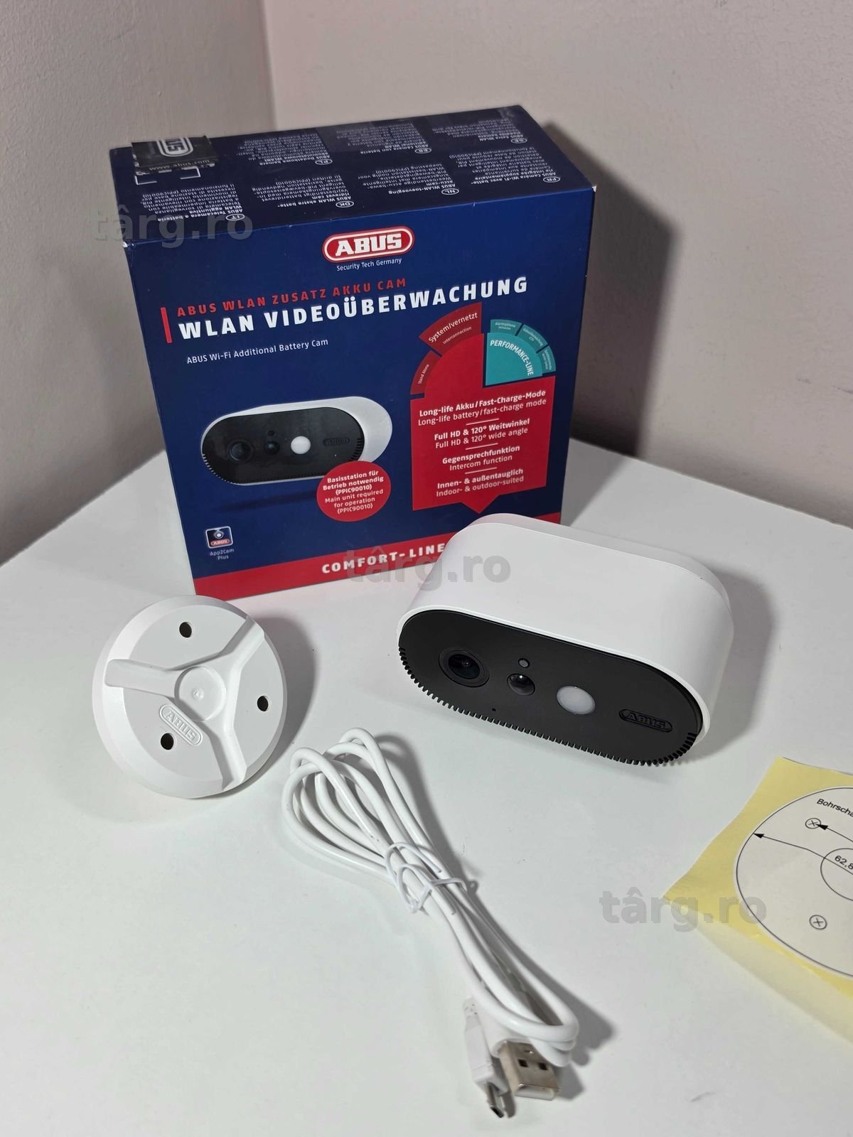 ABUS WiFi Additional Battery Cam / Camera supraveghere 3