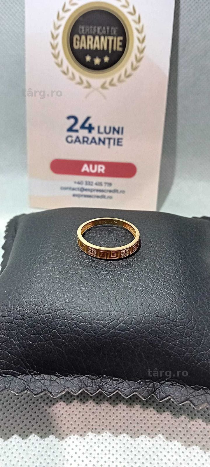 Inel Aur 14K (Ag18 Tutora b.28255) Garantie 2 ani! 2