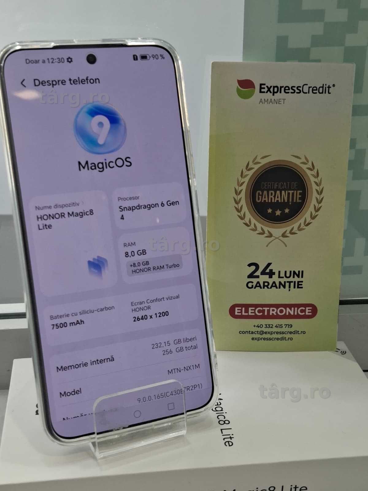 Telefon Honor Magic 8 Lite (AG44 B:7505)-garantie 2 ani! 2