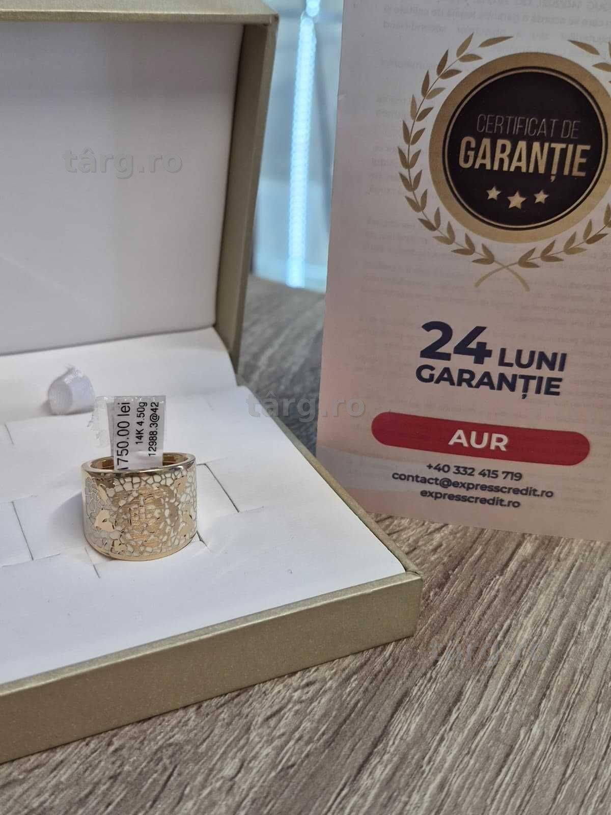 Inel aur 14K 4.50g (AG35  b 12988.3/42)  - Garantie 2 ani! 2