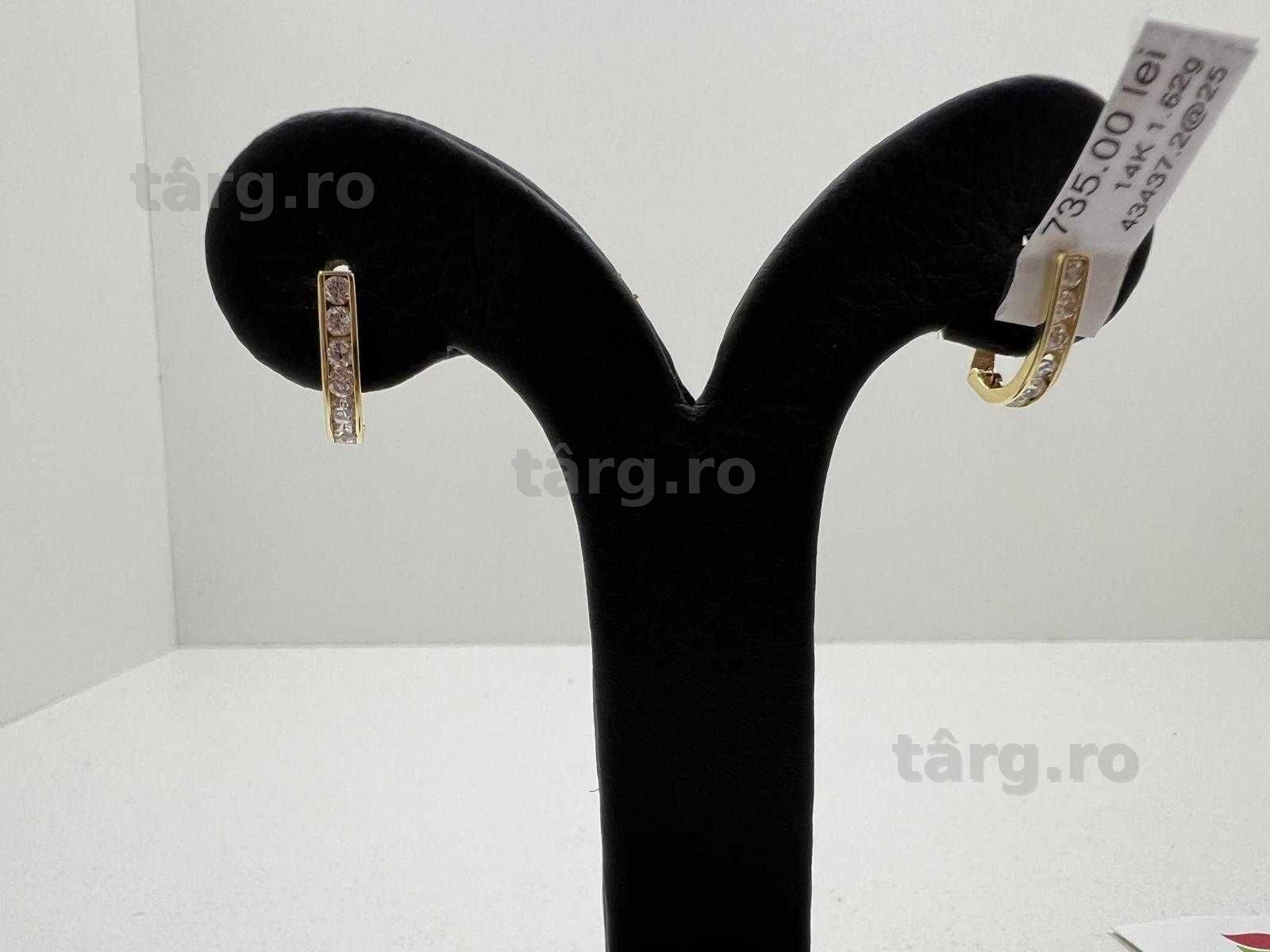 Cercei Aur 14K 1.62g (Ag25 Belvedere B.43437.2) Garantie 2 ani! 3
