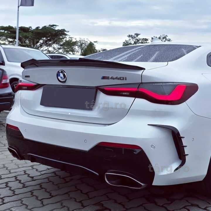 Eleron Lip Portbagaj Codita BMW G22 Coupe, Model PSM, Negru Lucios