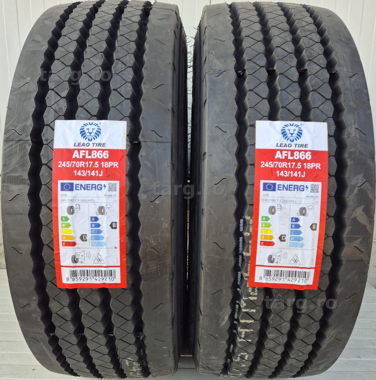 245/70 R17.5, 143J, LEAO AFL866 18PR, Anvelope toate axele M+S