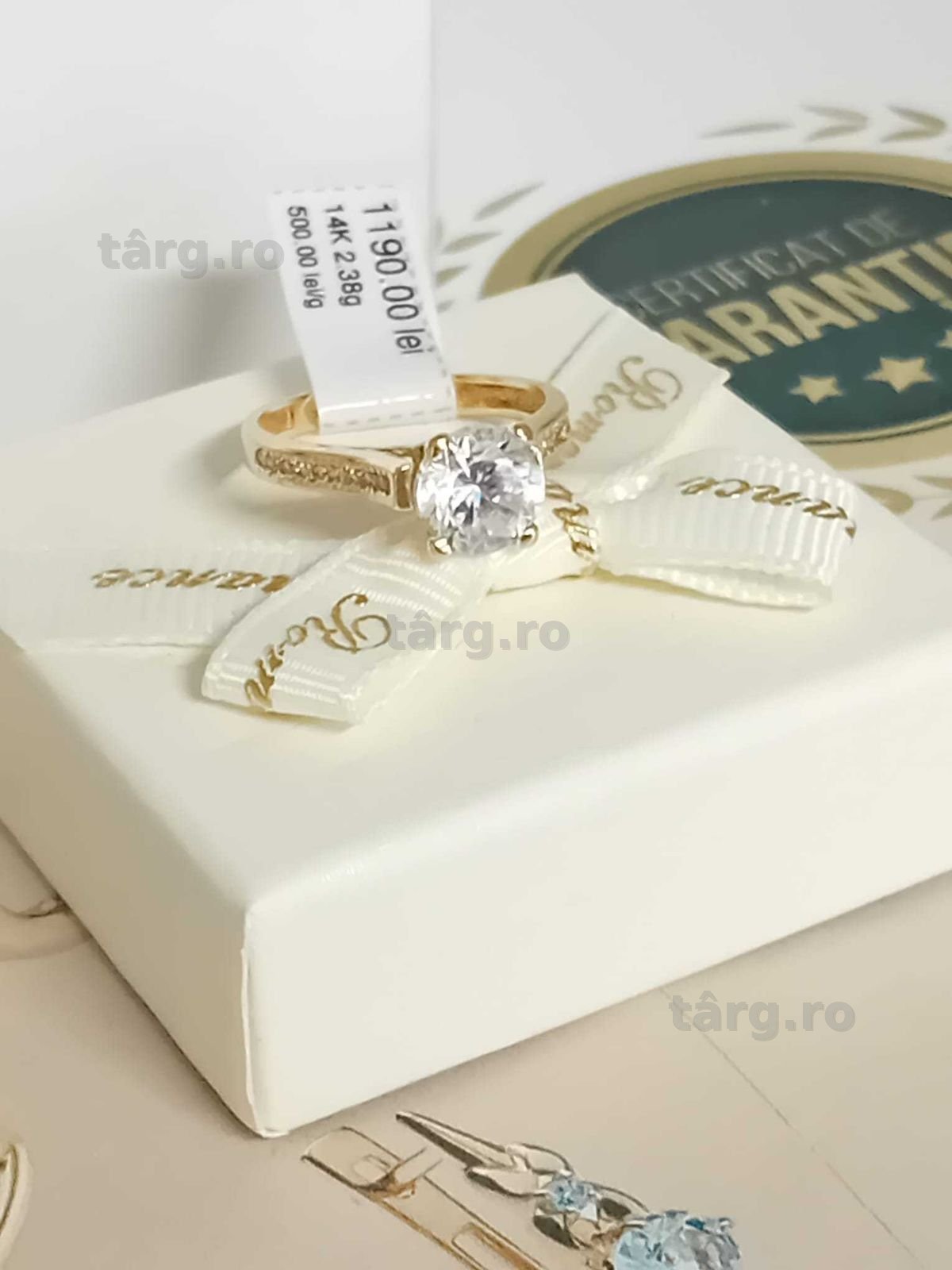 Inel aur 14k [Tomesti-b:33419]-Garantie 2 ani!