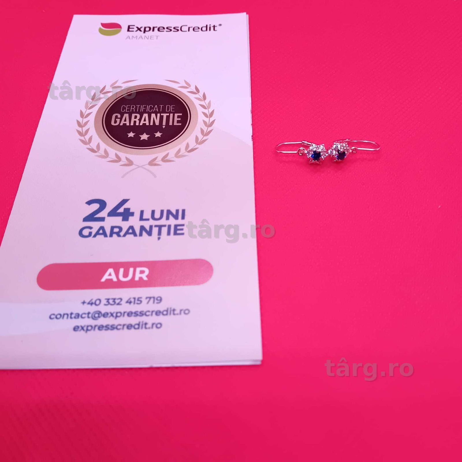 Cercei aur 14k 2.17 g (Ag4 Dacia B50973.2)-Garantie 2 Ani 4