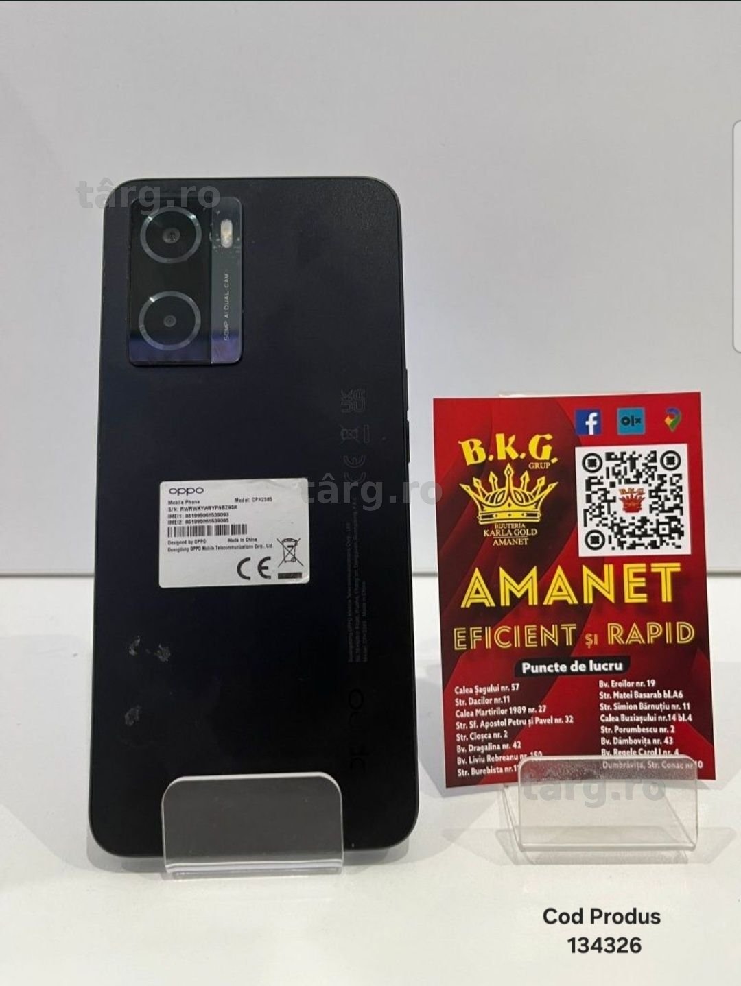 Oppo A57s / A72  128gb Amanet BKG
