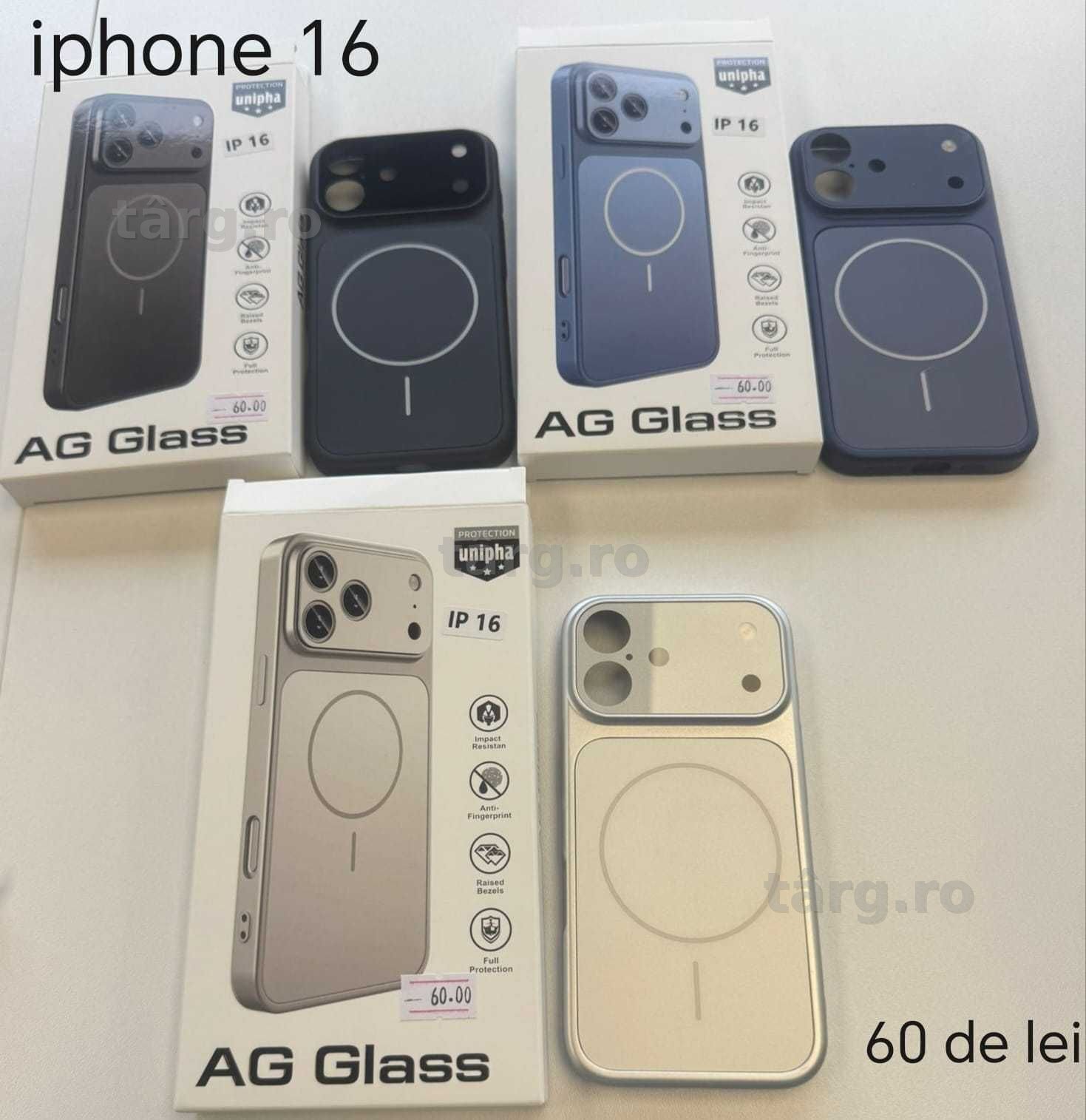 Huse, Folii, Cabluri iPhone 16 - Montaj gratuit folie