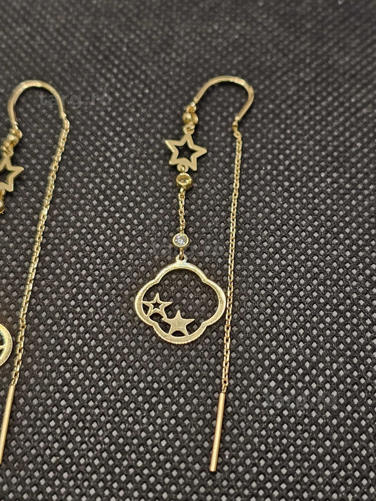 Cercei aur 14K 2.22g (50370 AG 11 Piata Nicolina) 2 ani garantie!
