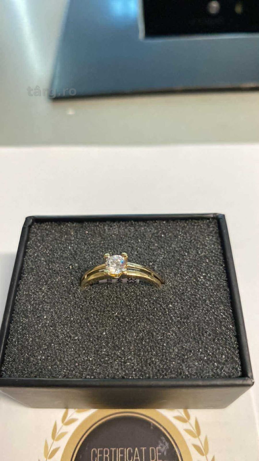 Inel aur 14k ( Tomesti b 33162) Garantie 2 ani! 2
