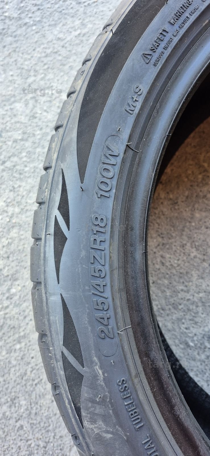 4 anvelope vara noi Tercelo 245/45/18,dot 2025.Pretul este pe bucata. 6