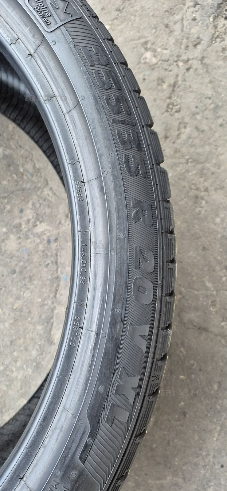 4 anvelope vara ca noi Semperit 255/35/20,dot 2024.Pretul este pe buc. 8