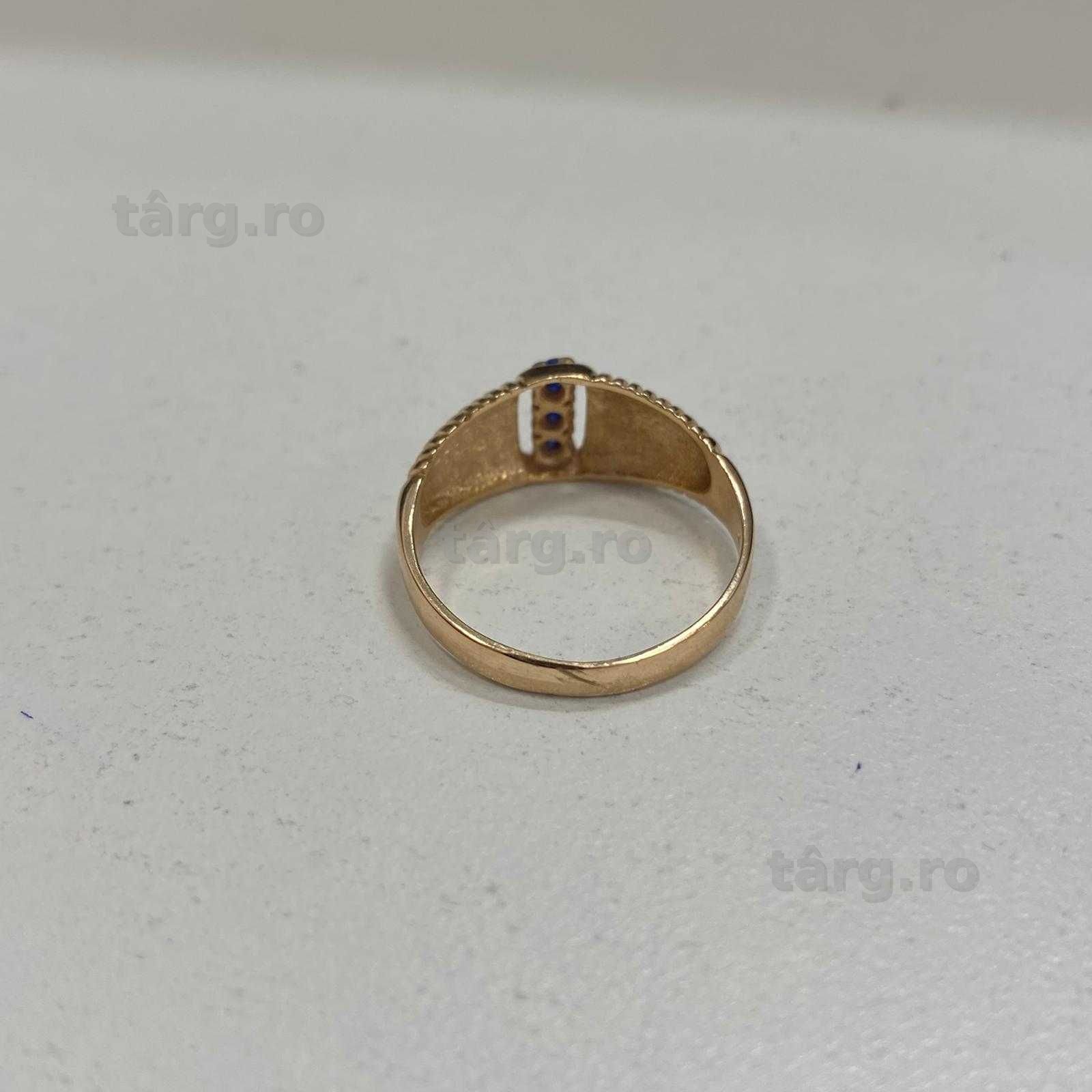 (AG13) Inel aur 14K 2.68 g (b.55852.4) Garantie 2 ani! 2