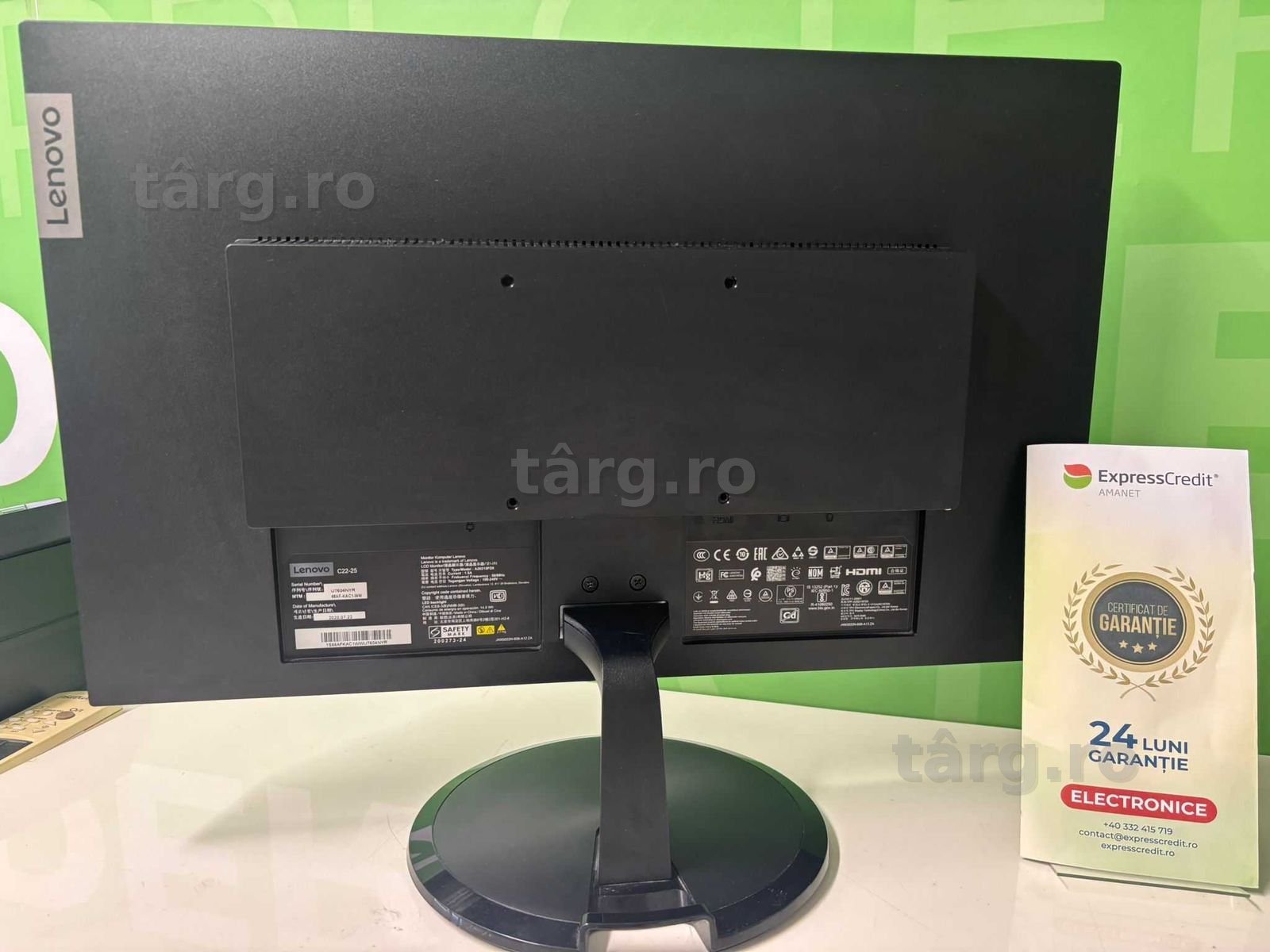 Monitor Lenovo (B.61319-Tatarasi) Garantie 2 ani- 250 lei 2