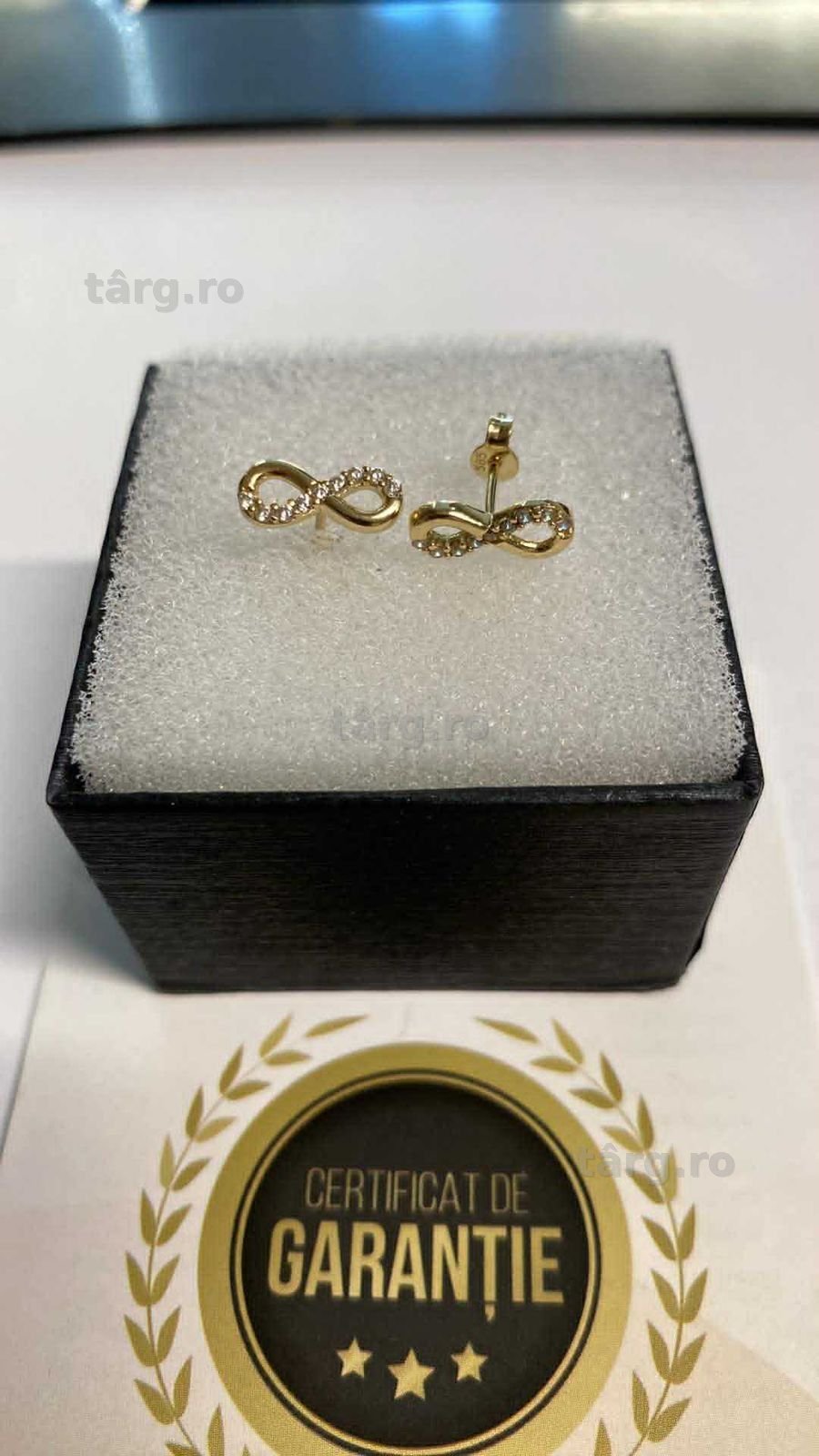 Cercei aur 14k ( Tomesti b 32995.14) Garantie 2 ani!