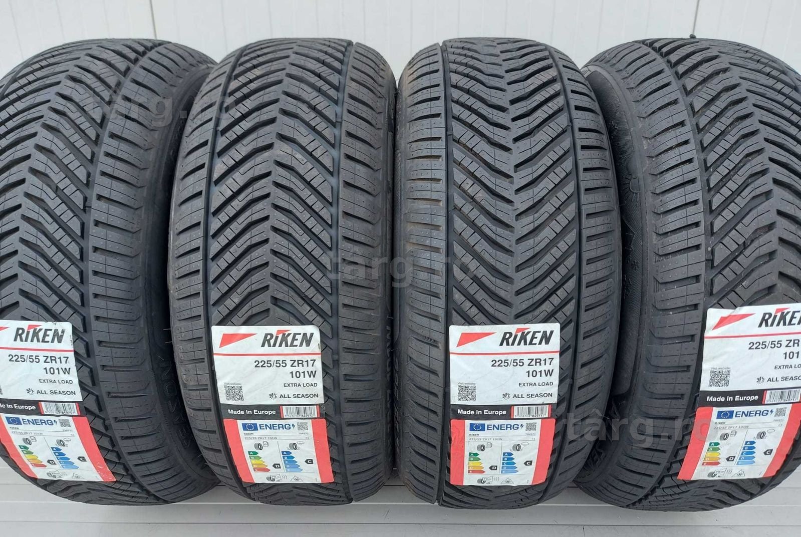 225/55 R17, 101W, RIKEN (by Michelin), Anvelope mixte M+S
