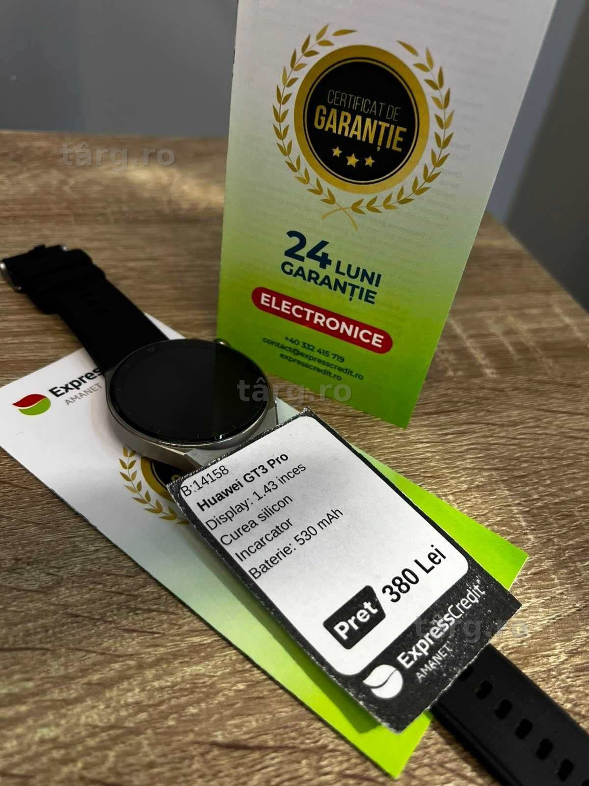 (AG42 Roman) Smartwatch Huawei GT3 Pro B.14158 Garantie 2 ani 2
