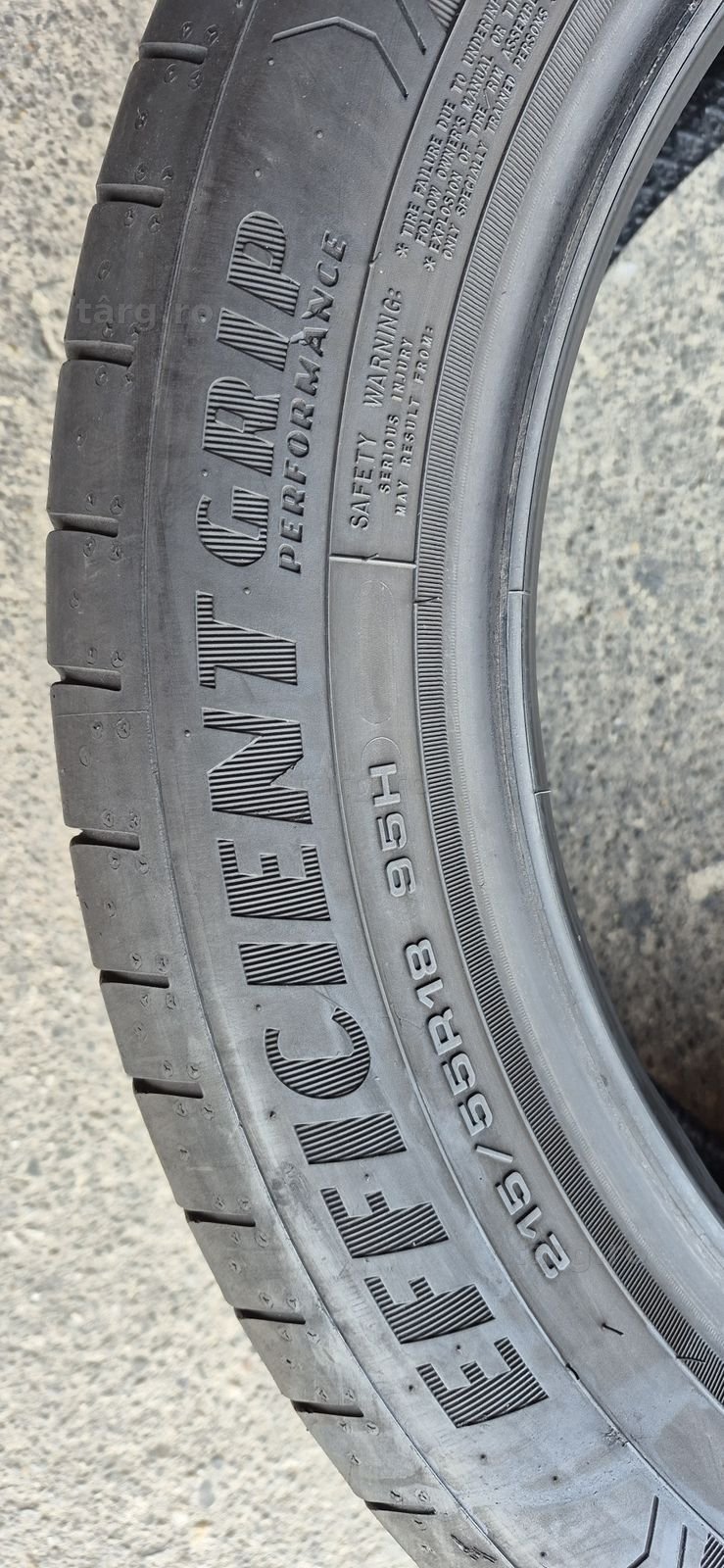 4 anvelope vara ca noi Goodyear 215/55/18,dot 2022.Pret/bucata 6