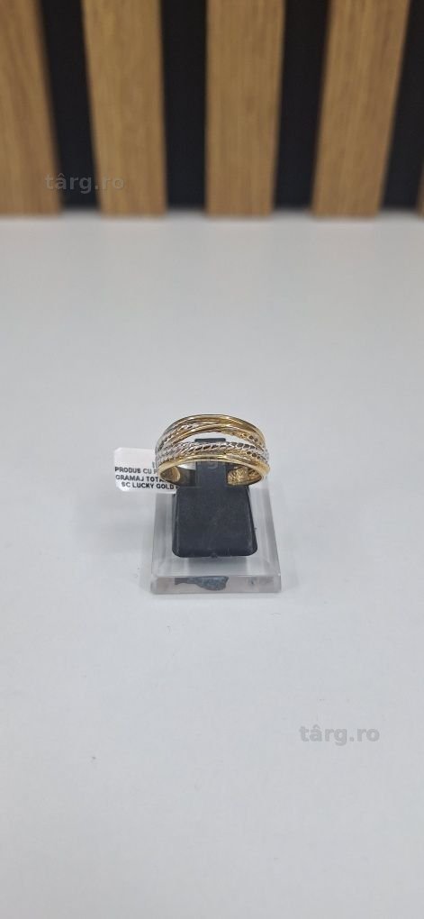 Inel Aur 14 K 3,65 Gr Masura 18/58 #52553