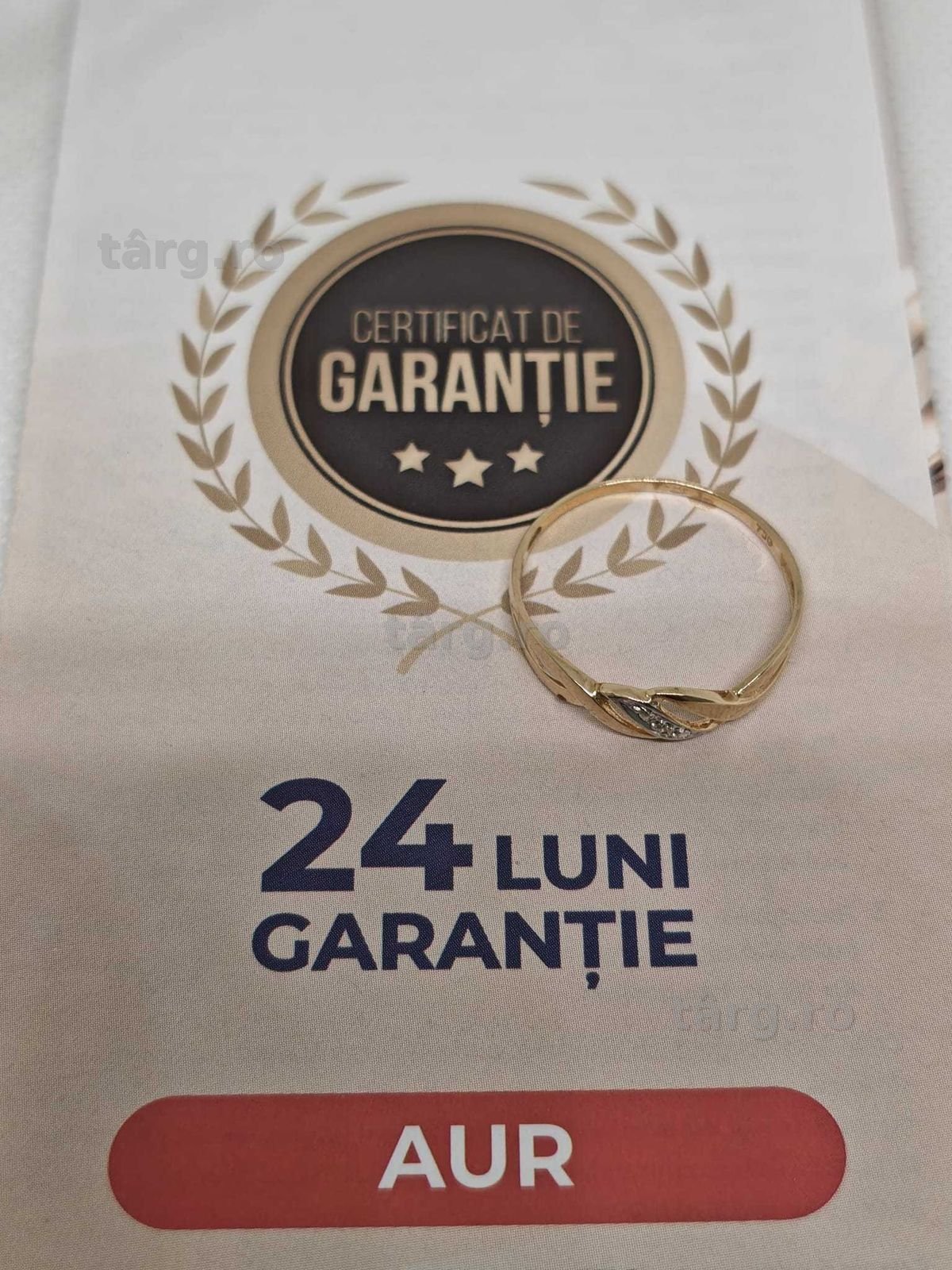 Inel din aur de 18K  (Ag43 Falticeni B4010) -  24 luni garantie!