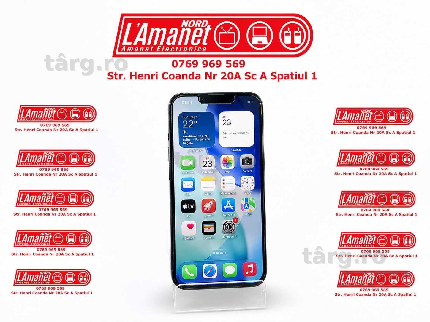 iPhone 13 Pro Blue 128Gb Neverlocked Bateria 100% Stare Excelenta - Nord