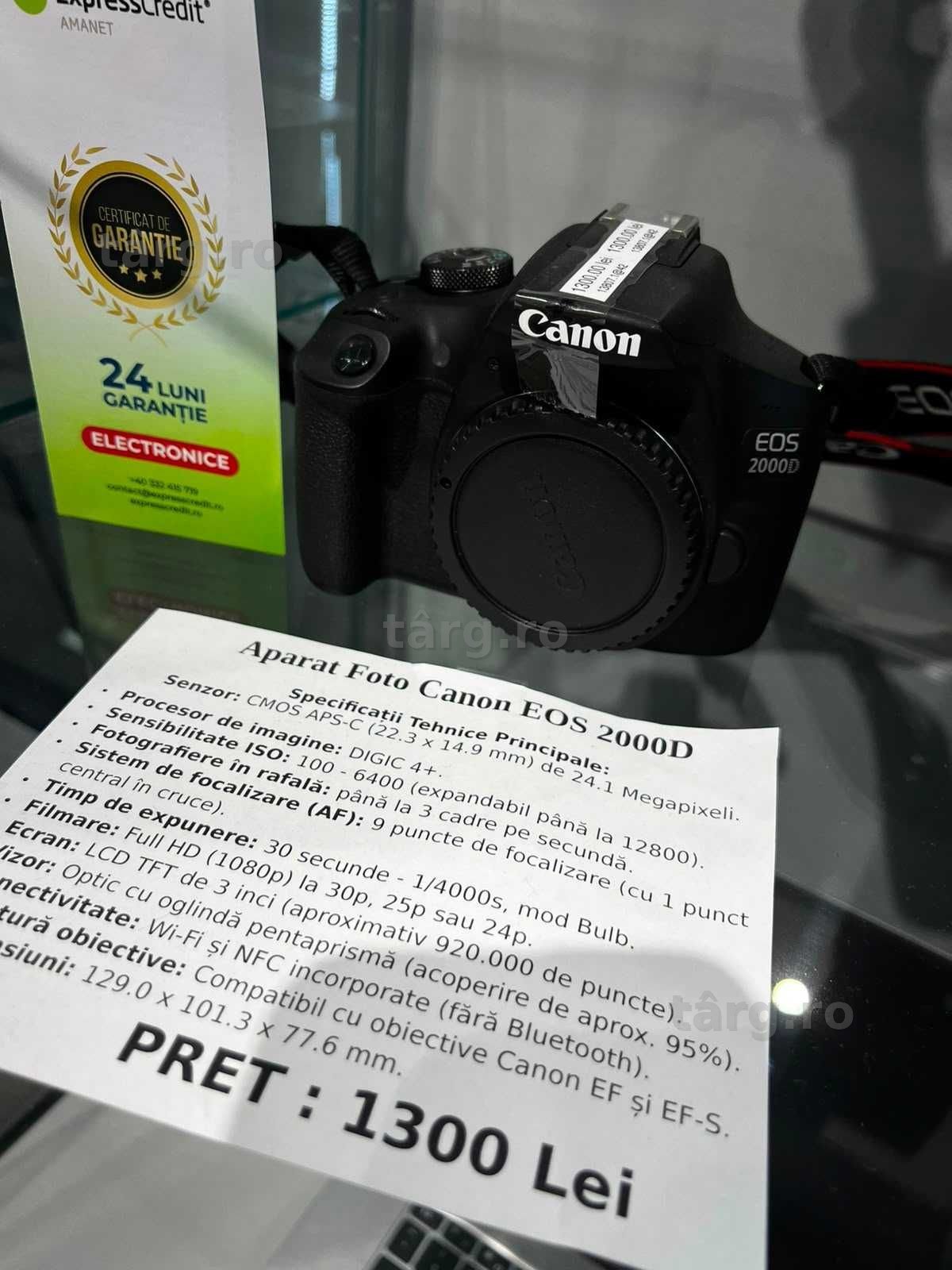 (AG42 Roman) Aparat foto Canon B.13807 Garantie 2 ani 2