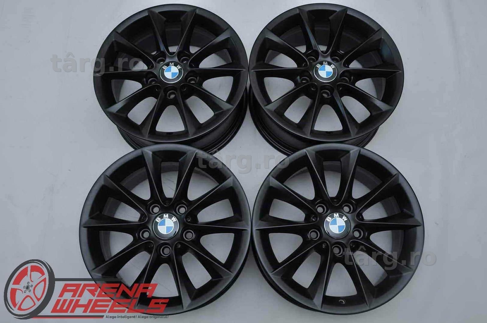 Jante 16 inch Originale BMW Seria 1 F20 F21 R16 Style 411 Negru Mat