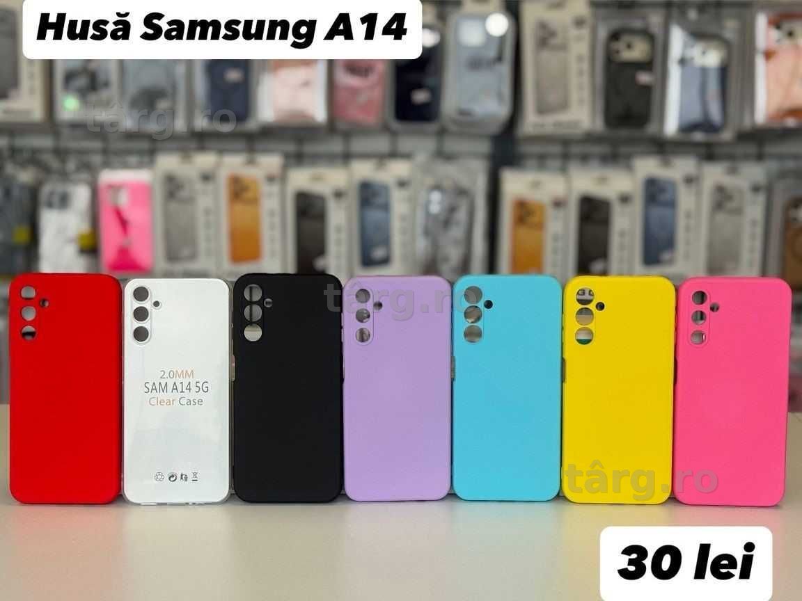 Husa silicon, folie, cablu,incarcator Samsung A14
