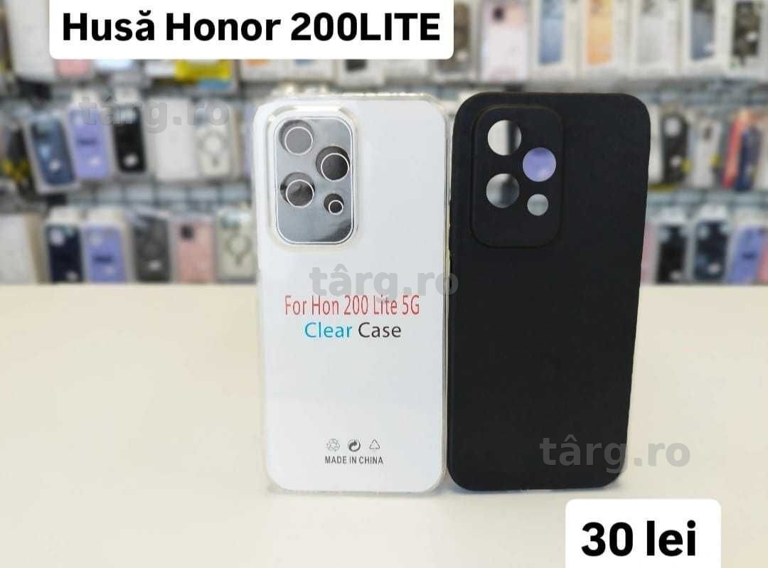 Husa silicon, folie, cablu, incarcator Honor 200 lite
