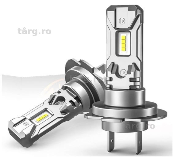 Set Două Becuri H7  15000Lm/120W Cu Lumina Alb-Rece