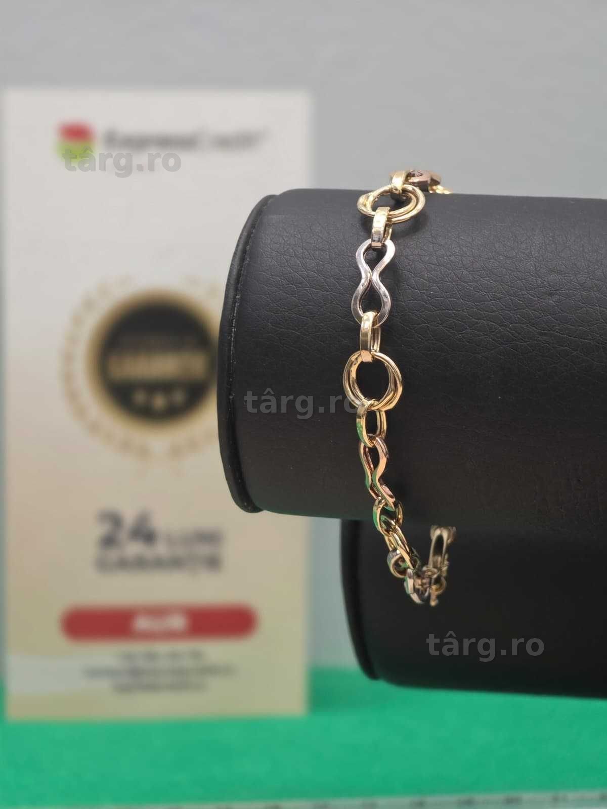 Bratara aur 14K 3.74g [Ag45 Bacau1 B.5235.1]