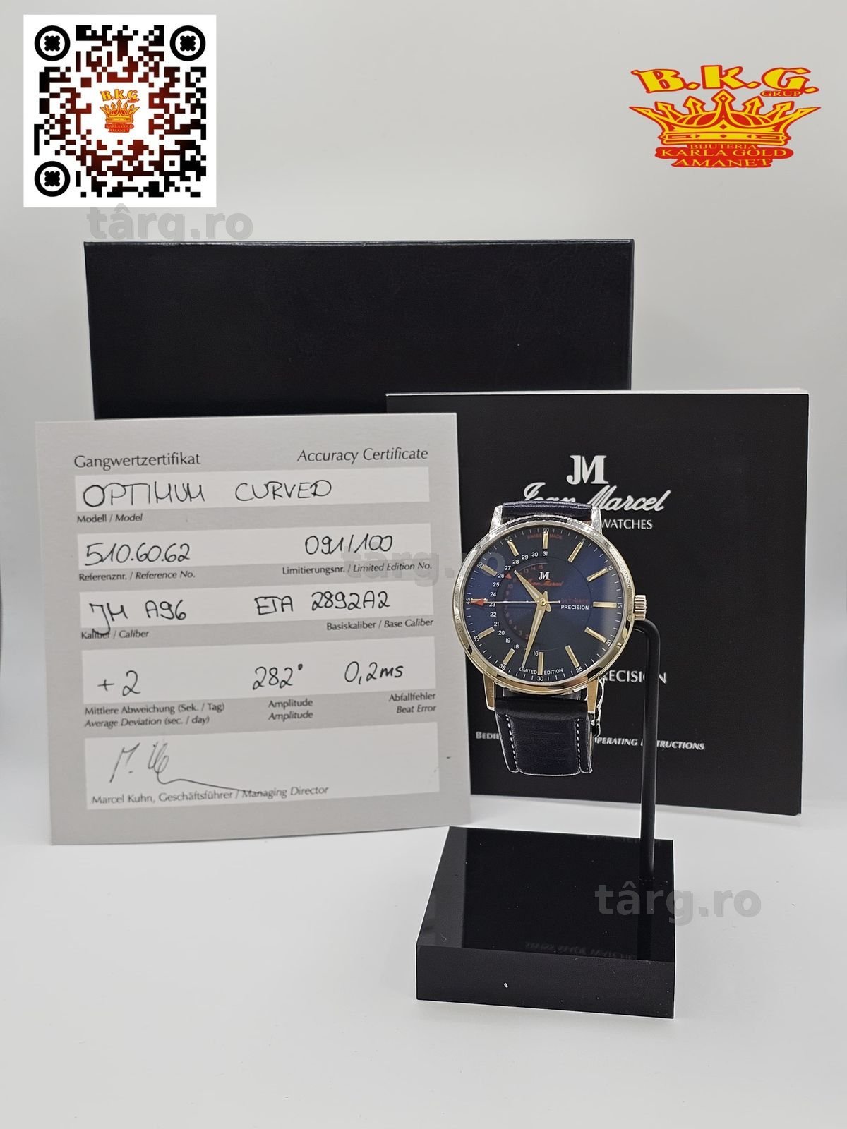 Ceas Jean Marcel Amanet BKG