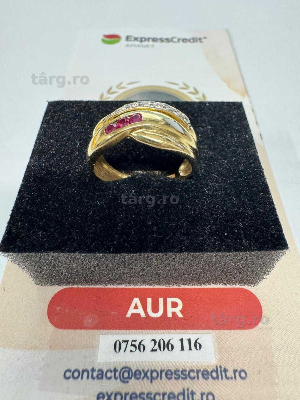 Inel din aur 18k (70068.1/ 10 Pacurari 1) garantie 2 ani!