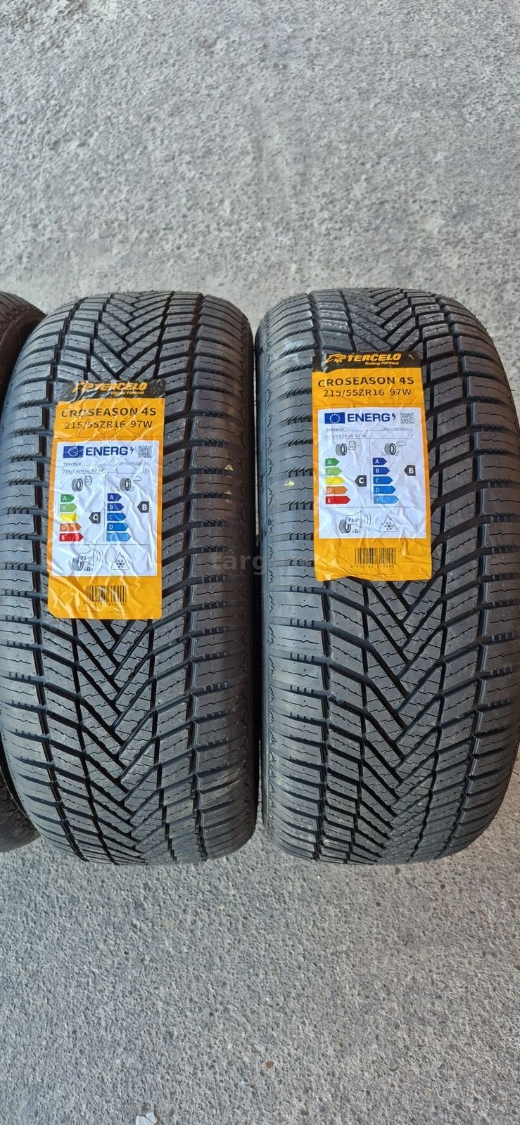 4 anvelope M+S noi Tercelo 215/55/16,dot 2025.Pretul este pe bucata. 2