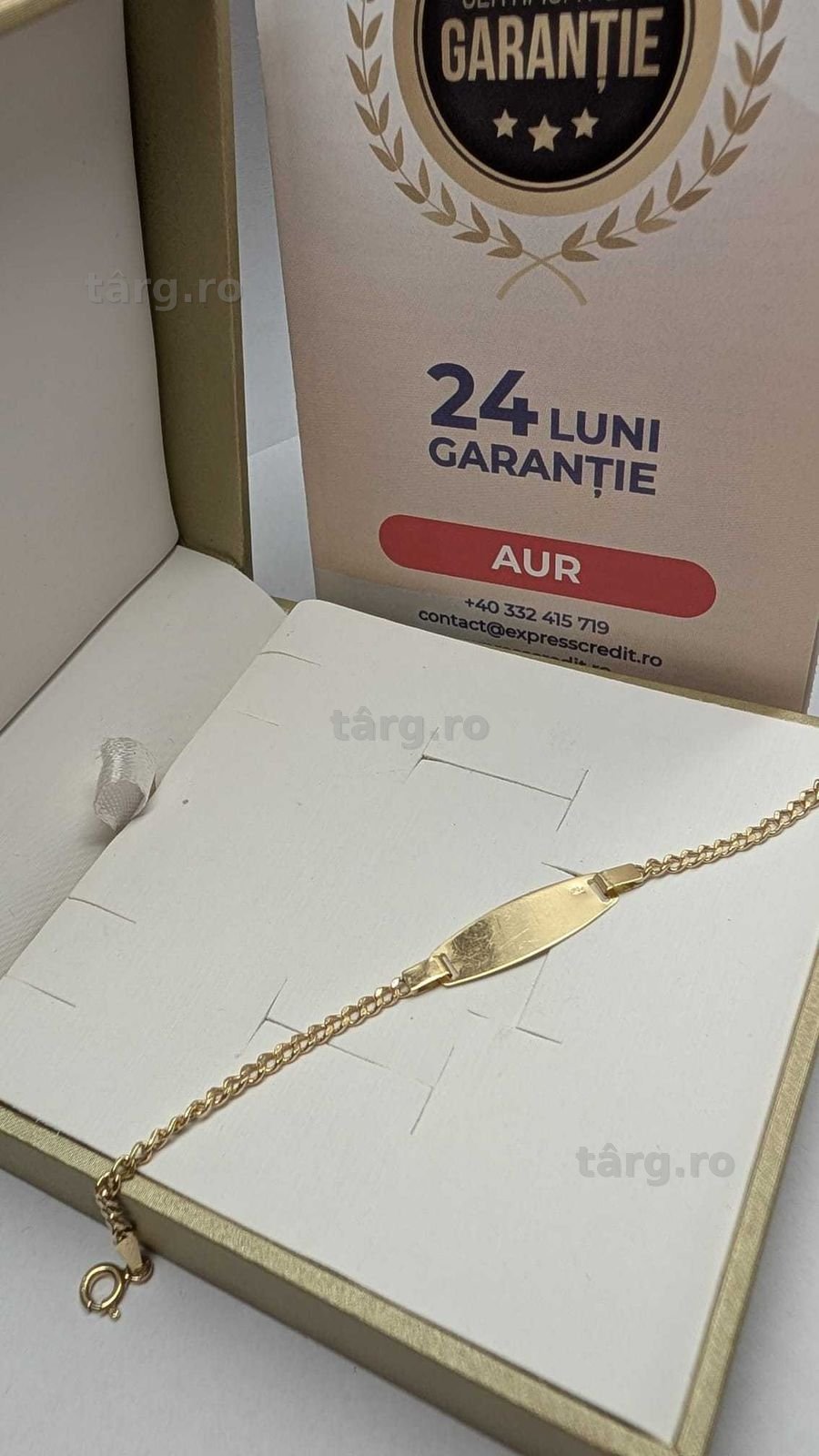 (AG42) Bratara Aur 14K 1.30g B:13889.1-Garantie 2 Ani!