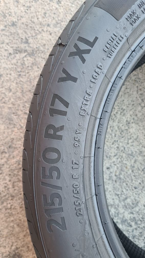 4 anvelope vara Continental 215/50/17,dot 2018,ca noi. 6