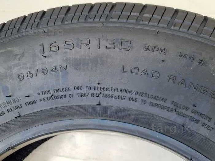 SECURITY, 165 R13C (165/80 R13C), 96N, Anvelope remorcă M+S, DOT 2026 5