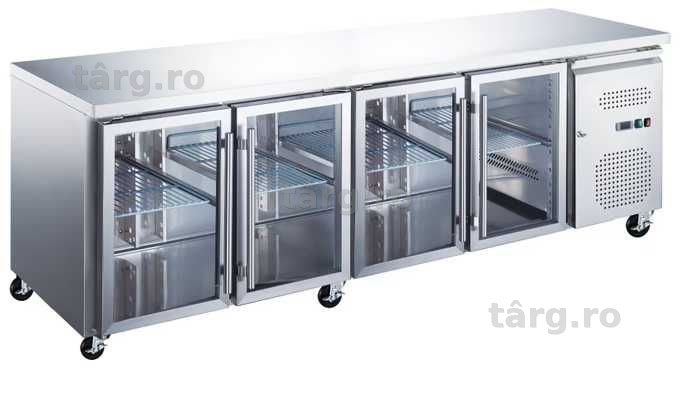 Green Frost SNACK4100TNG - Masa rece 4 usi din sticla(2240x600x860 mm)