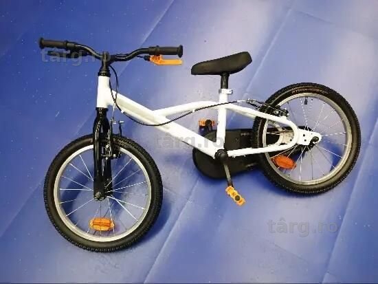 Bicicletă 16 inch 4-6 ani Discover 100 Alb - (SecondHand) Decathlon
