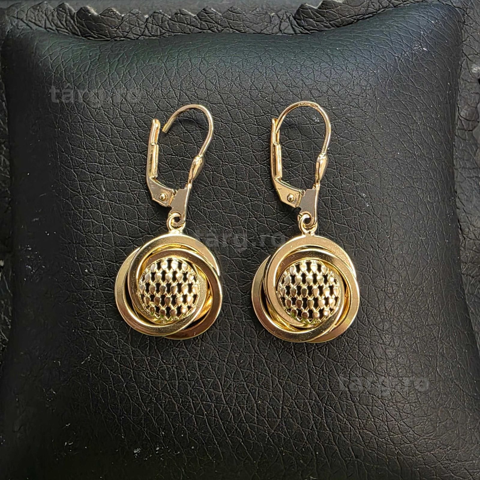 Cercei Aur 14K - 2.36 grame / 2000 lei ( B34047.1 / Ag28 Doi Baieti ) 2