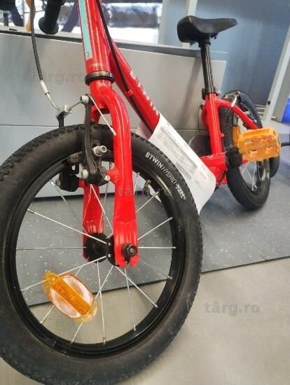 Bicicleta Btwin Rosu 14 ' - (SecondHand) Decathlon