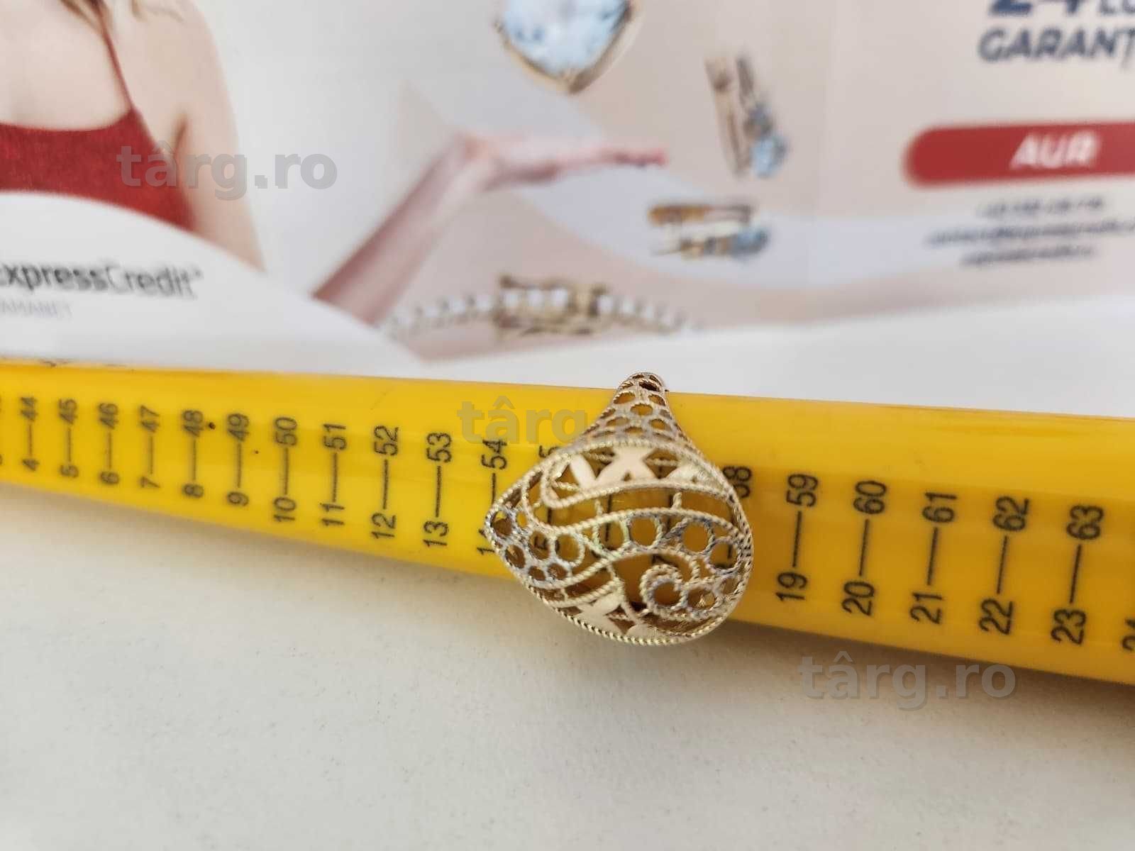 Inel aur 14k 2.97g (b68155.8/AG2 Tudor) - Garantie 2 ani! 4