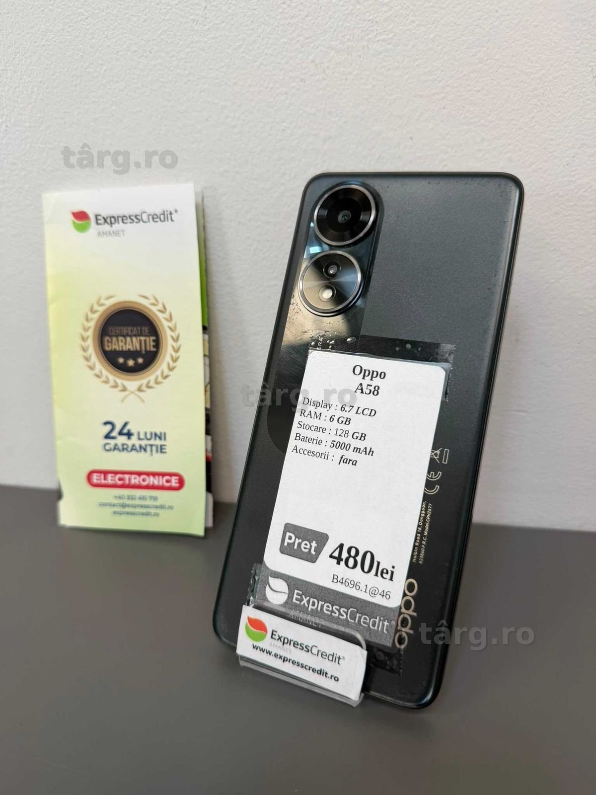[AG46] Oppo A58 * 2 ani garantie* B.4969
