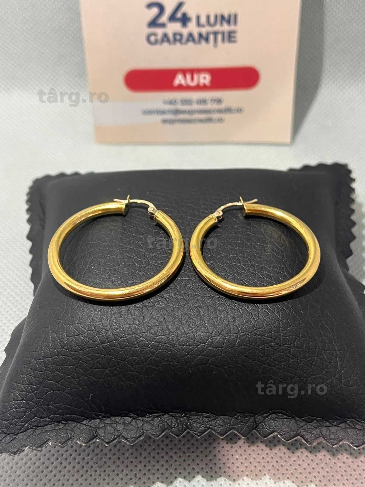 Cercei Aur 18K (Ag18 Tutora b.28393.1) Garantie 2 ani! 2