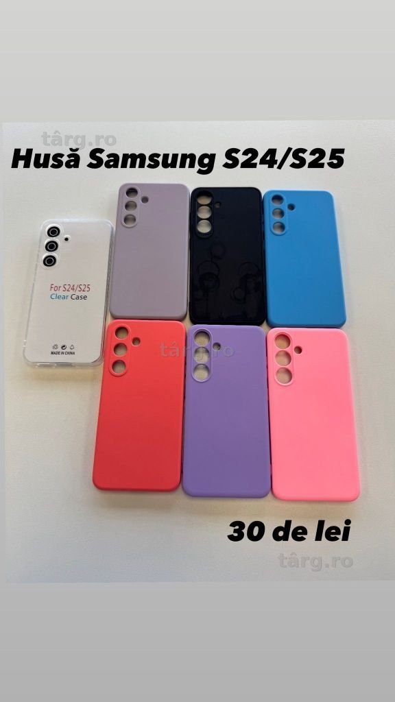 Folie, Husa, Incarcator, Cablu Samsung S24/S25