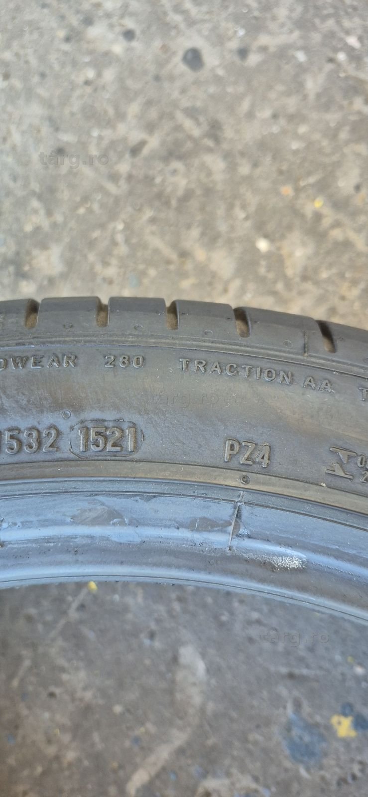 4 anvelope vara Pirelli,fata 245/40/19,spate 275/35/19.Pretul este pe bucata 8