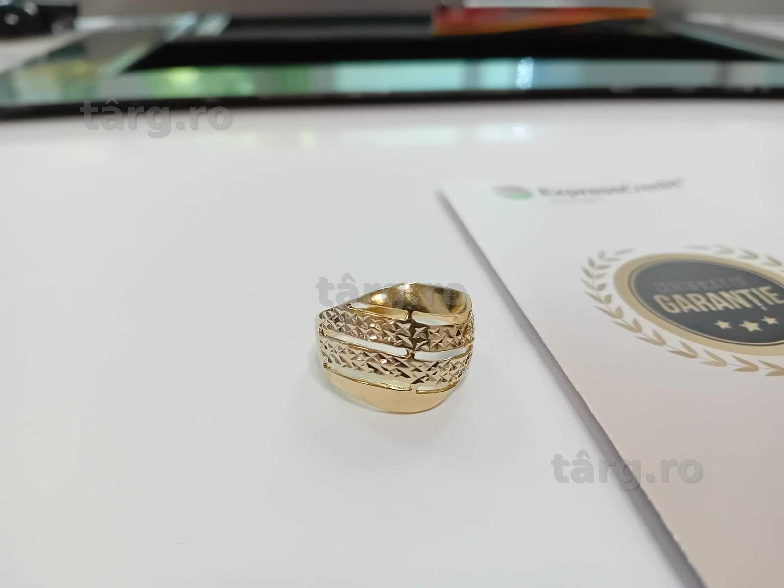 (Ag33) Inel Aur 14K/Garantie 2 ani