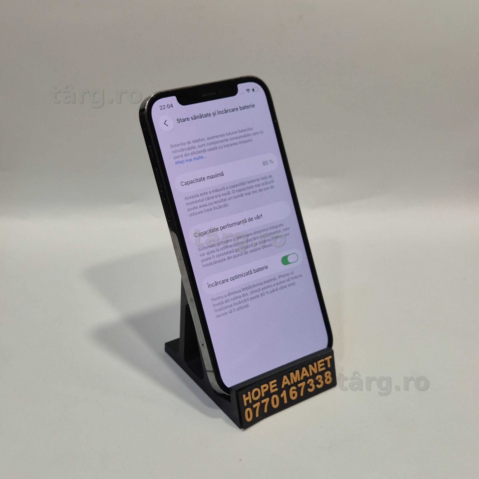 Hope Amanet P8 iPhone 12 Pro Black 512GB | Baterie 85% 3